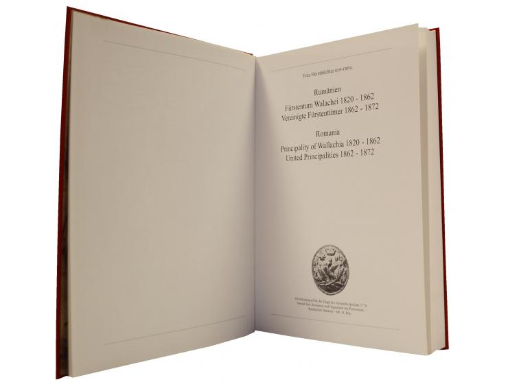 Rumänien: Heimbüchler, F.: Die Ochsenköpfe der Moldau 1852–1862 (1994); Fürstentum Walachei/Vereinigte Fürstentümer 1820–1862