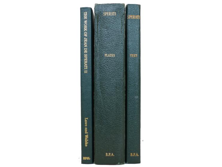 Sperati: The Work of Jean de Sperati, das bedeutende Werk von Robson Lowe & BPA, Part I: second edition (214 S., 1956); Part 