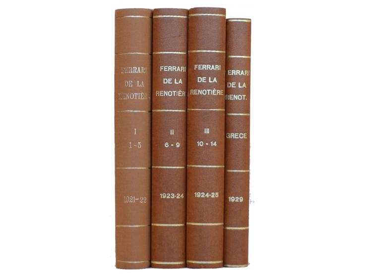 Ferrari, Philipp la Renotière von: Die kompletten Ferrari Auktionen (15), 14 Pariser Auktionen 1921–1925, Gilbert; sowie Gree