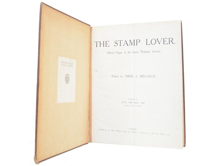 The Stamp Lover: Ab 1. Jg. 1908 bis in jüngere Zeit, ca. 26 Jahres- und zahlreiche Mehrjahresbände, teils einheitlich eingebu