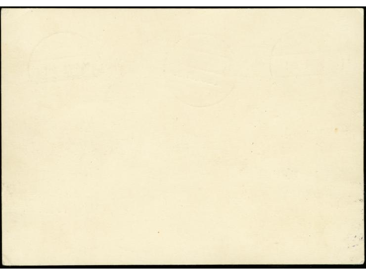 1931, 2nd South America Flight to Cap Verde, surcharge 5 on 7 1/2 c., horizontal pair tied by paquetbot mark "FRIEDRICHSHAFEN