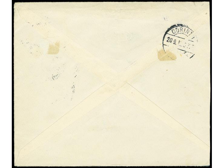 HANSA (LZ 13): 1912, Kopenhagen-Fahrt, Ganzsachenumschlag mit Bordstempel vom 19.9., selten, tadellos