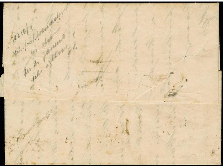 80 c. rose, horizontal pair and three single stamps, tied by GC "1769" to folded letter from "LE HAVRE 7.FEVR.66" with handwr