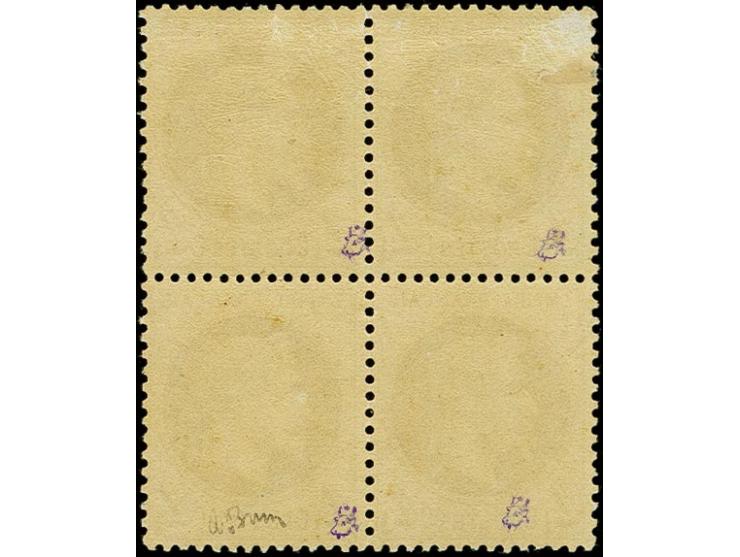 1862, Napoleon Lauré 4c. grey as block of four, fresh colour and good perforation, upper pair unused the lower mint never hin
