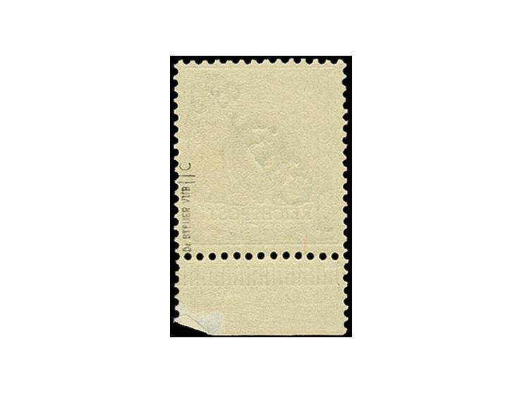3 Pfg. lebhaftbraunocker, postfrisch, Kabinett, sign. R.Steuer VÖB