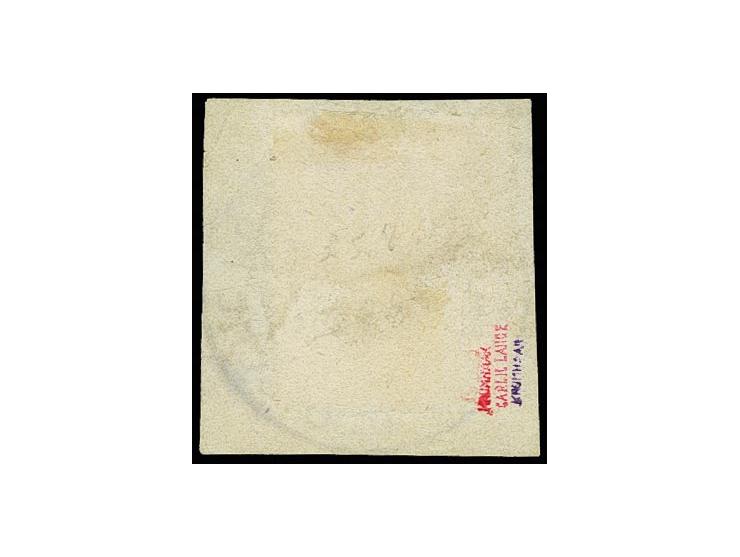 50 Pfg. mit Handstempel, farbfrisch mit Stempel "TIENTSIN DP *a 27.2.01" auf Briefstück, links oben mit rückseitig ergänztem 