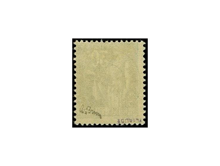 1932, Peace allegory 30c. green with pre-cancel, unused, a rare stamp, fine, signed A. Brun