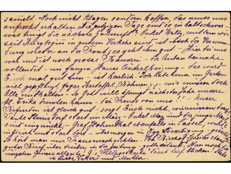 1915: 23.5., Bayern Ganzsachenkarte 5 Pfg. von "DEGGENDORF 23.5.15" mit Leitvermerk "via Auslandsstelle Köln" mit rotem Ra2 "