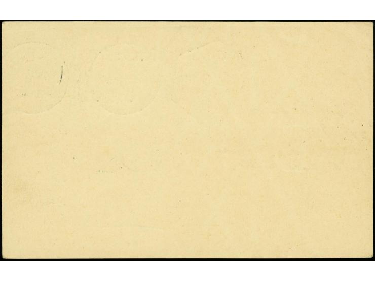 6. Postabgang: 1915, 16.2., Ganzsachenkarte 4 H. mit Zufrankatur Kaiseryacht 4 H. und Absenderstempel "...Pflanzung Post Lega