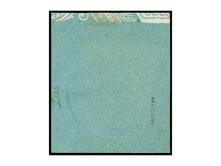 "Rößing", handschriftliche Entwertung und Wanderstempel vom 27.6.98 auf 5 Pfg. auf Briefstück, Kabinett, signiert Mansfeld