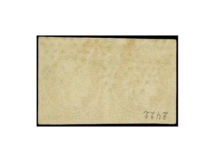 1 fr. carmine, Sperati forgery type E, horizontal pair, used, unsigned, fine