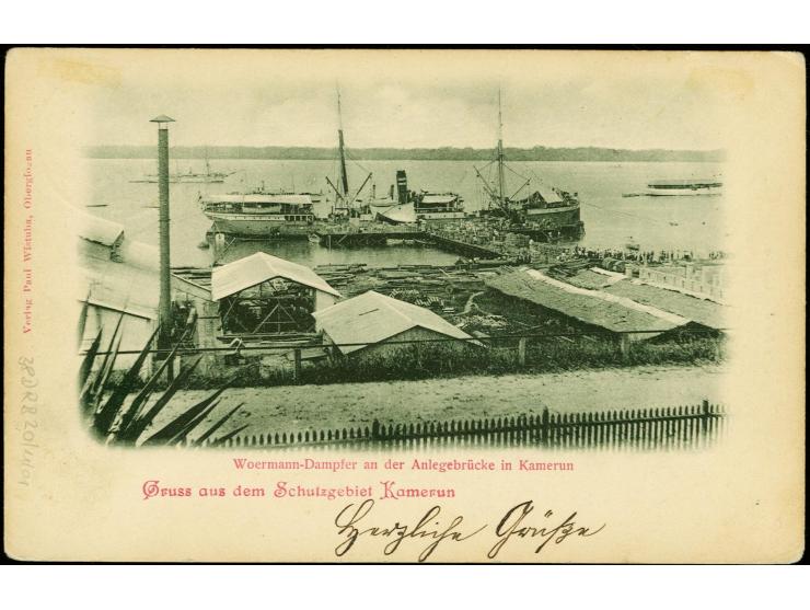 "MARIENBERG 4.2.10.", klar auf Ansichtskarte mit Kaiseryacht 5 Pfg. und Grußtext nach Charottenburg, Pracht