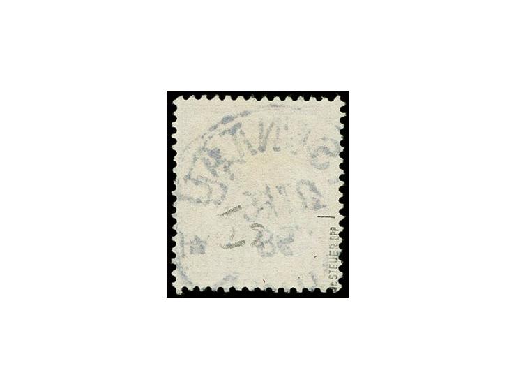DP China 10 Pfg. rotkarmin mit diagonalem Aufdruck und Stempel "TSINTAU CHINA 27.6.98", Pracht, sign. Dr. Steuer BPP und Foto