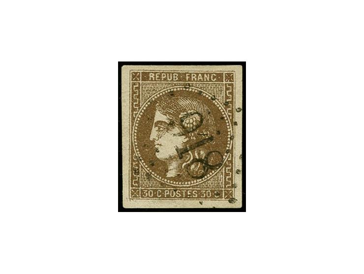 30c. brown, Sperati forgery B, used, unsigned, fine