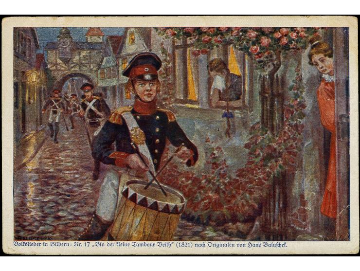 FELDPOST DER RUSSISCHEN FREIWILLIGEN WESTARMEE: Feldpostkarte vom 13.8.19 mit Absenderangabe "Freiwillige Westkorps II. M.G.K