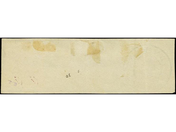 1903, 5 c. with boxed "P.P.", used on piece with adjacent "TANGER MAROC 10 OCT 03", fine, sign. Scheller
