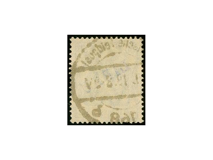 50 Pfg., sauber gestempelt, einige minimal verkürzte Zähne unten, sonst tadellos, Befund Schlegel BPP