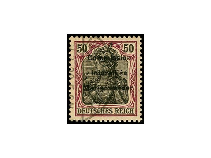 1920, Germania 50 Pfg. auf hellchromgelb, sauber gestempelt "MARIENWERDER 4.4.20", tadellos, Fotoattest Bock BPP