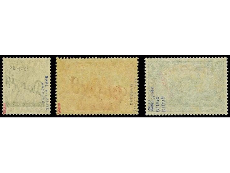 1920, Großer Innendienst 60 Pfg.-2 M. kpl., farbfrisch und gut gezähnt, ungebraucht, tadellos, mehrfach sign. und Fotoatteste