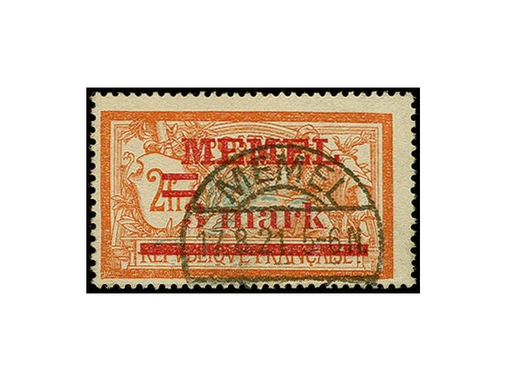 1920, 3m. auf GC-Papier, sauber gestempelt, tadellos, eine seltene Marke, Befund Huylmans BPP