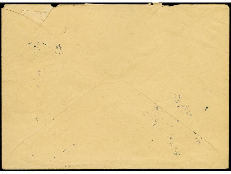 Britische Fälschungen für das Generalgouvernement: 1943, Frank-Marke 20 Groschen mit Zufrankatur mit Stempel "WARSCHAU C2 11.