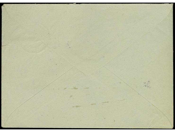 Britische Fälschungen für das Generalgouvernement: 1943, Frank-Marke 20 Groschen, zwei Werte mit Zufrankatur mit Stempel "WAR