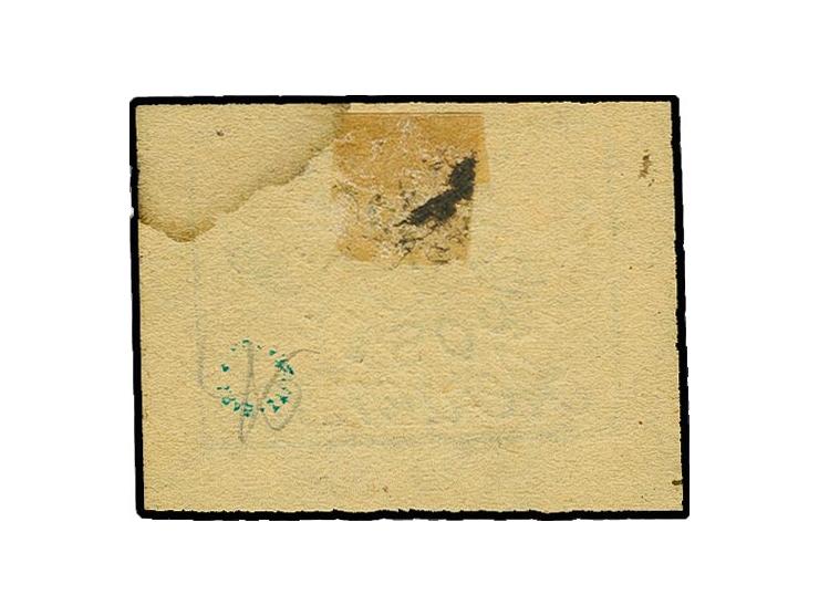 Cayenne - St. Laurent: 1921, 75 c. on yellow, used with oval cancel, wide to large margins, water spot at top, otherwise fine