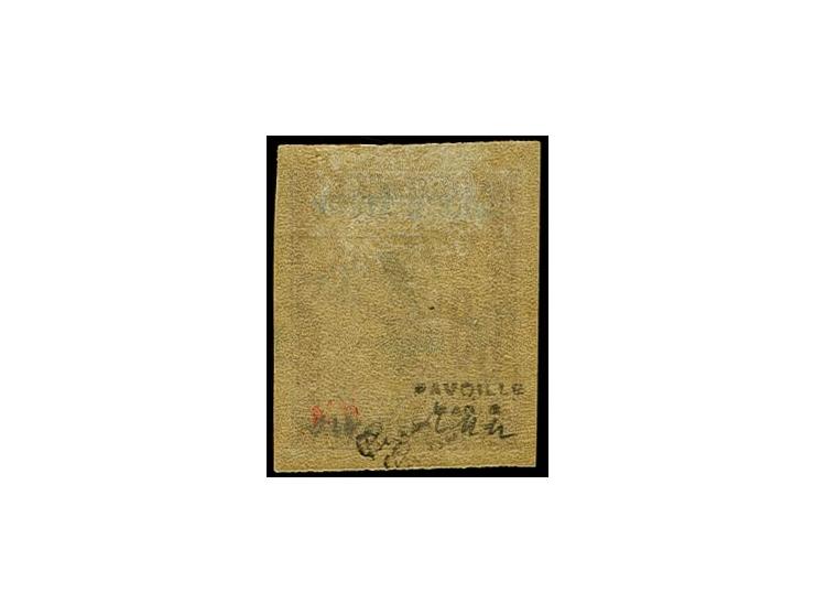 PARCEL STAMPS: 1903, 4fr. on 60c. brown, with clear double surcharge, used, fine, a very rare stamp, signed Calves with certi
