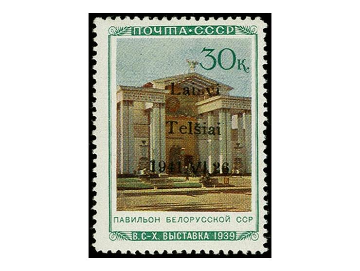 Weißrussische SSR 30 K., Type I, postfrisch, tadellos