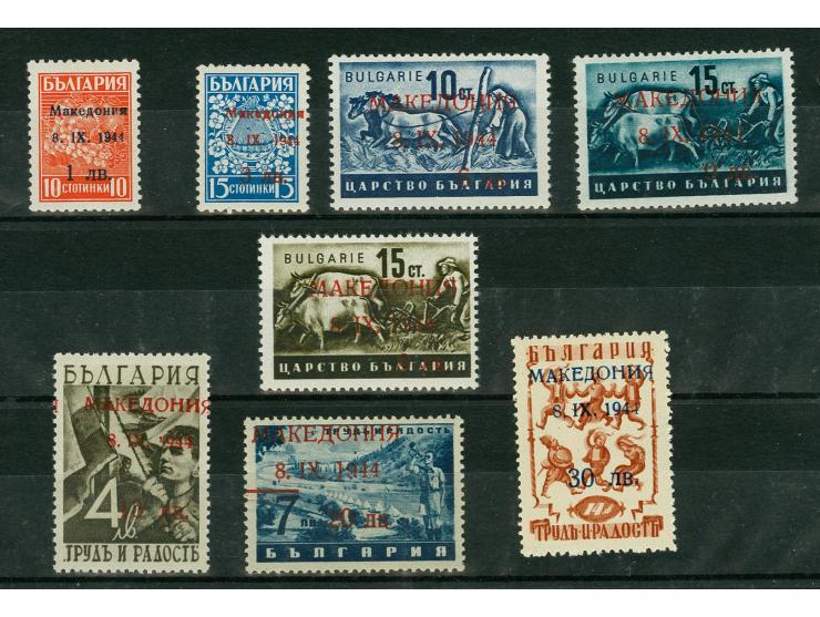 1944, Freimarken 1-30L., postfrisch, tadellos, 20L. signiert, Befund Brunel