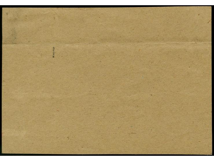 1944, Päckchen-Zulassungsmarke 2 kg auf 40 Pfg. und Hitler 40 Pfg. mit Handrollstempel "HALDENSLEBEN 30.12.44" auf kpl. Päckc