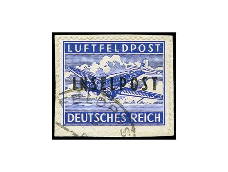 Insel Rhodos gezähnt mit Normstempel des Feldpostamtes in Rodi auf kleinem Briefstück, unauffällige kleine Papierschürfung ob