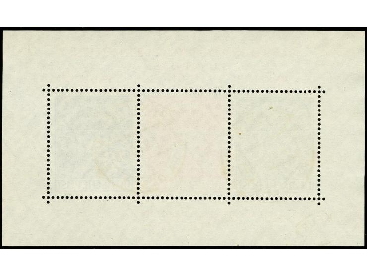 Währungsgeschädigten-Block mit Tagesstempel, tadellos, Fotoattest Schlegel BPP
