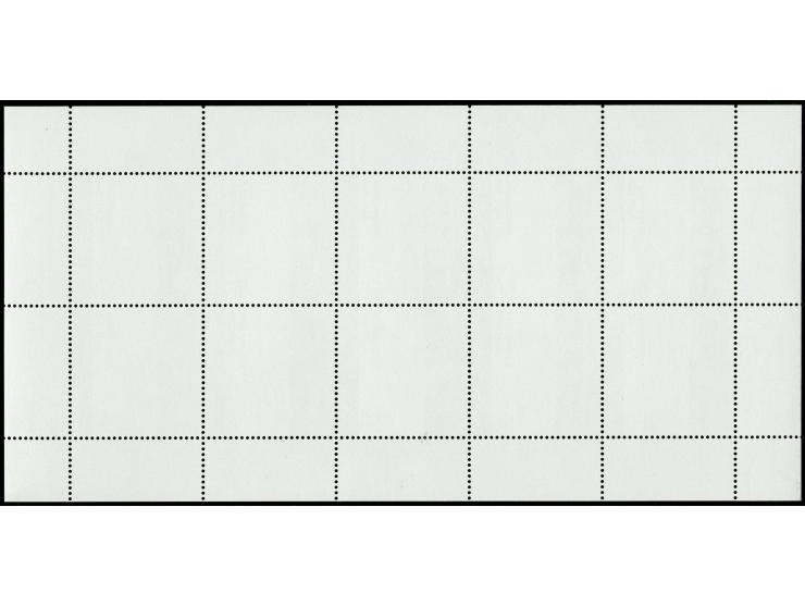 Hans von Dohnanyi 56 C. Probedruck in postfrischen Kleinbogen zu 10 Marken (Mi. 6.000,-) dazu Einzelmarke (Eckbug) auf Fenste