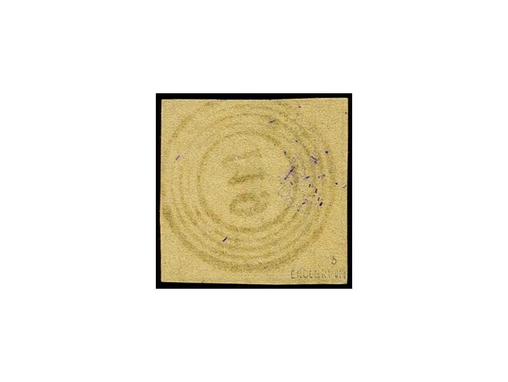 "119" RIPPOLDSAU in blau, zentrisch und sauber auf 1 Kr. auf braun in gutem Schnitt, Fotobefund Stegmüller BPP