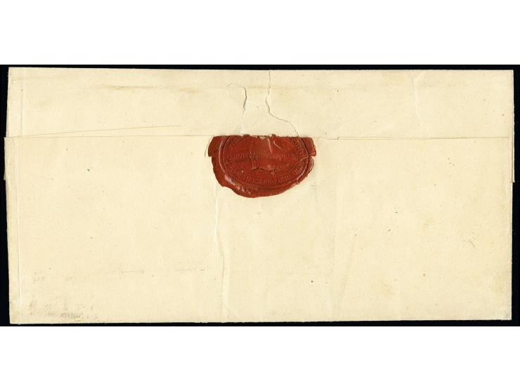 1849, "FELD-POST D. REICHS-ARMEE", DKr. sauber auf Militaria-Briefhülle nach Skanderborg, unten links Besitzerzeichen