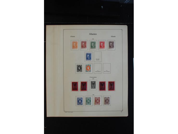1913/40, ungebrauchte Sammlung mit guten Werten und Sätzen