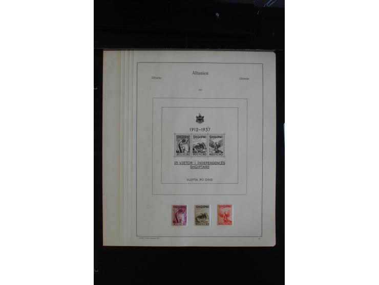 1913/40, ungebrauchte Sammlung mit guten Werten und Sätzen