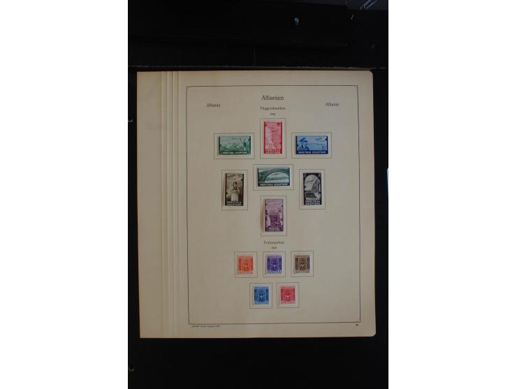 1913/40, ungebrauchte Sammlung mit guten Werten und Sätzen