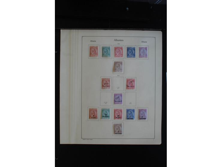 1913/40, ungebrauchte Sammlung mit guten Werten und Sätzen