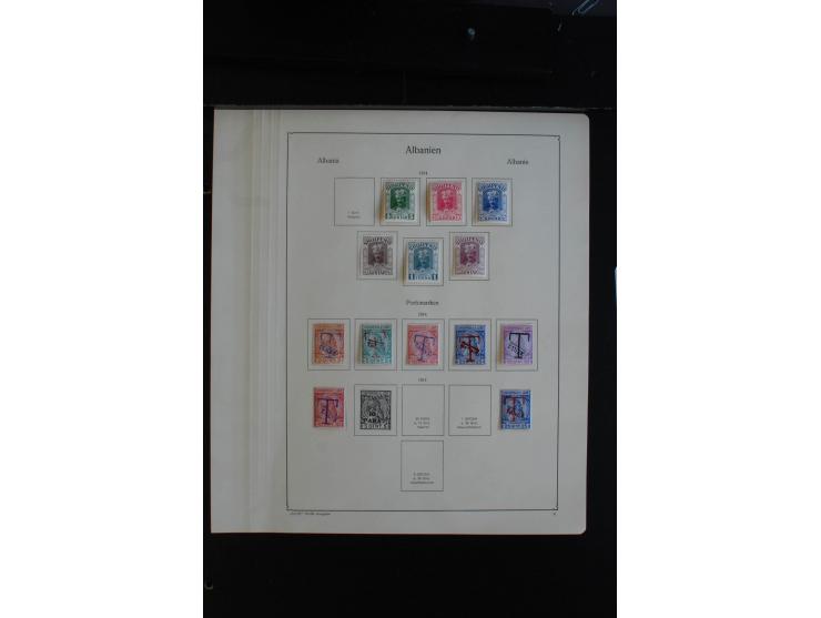 1913/40, ungebrauchte Sammlung mit guten Werten und Sätzen