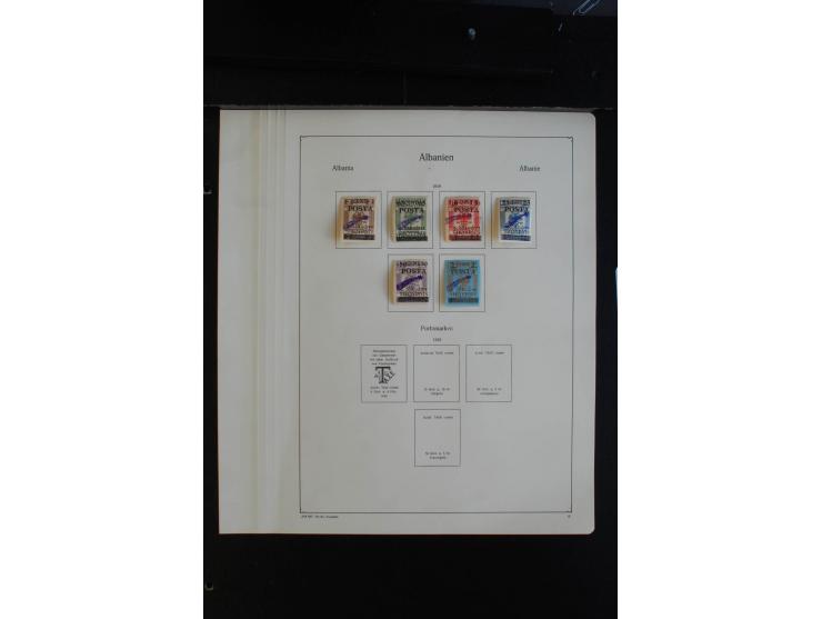 1913/40, ungebrauchte Sammlung mit guten Werten und Sätzen