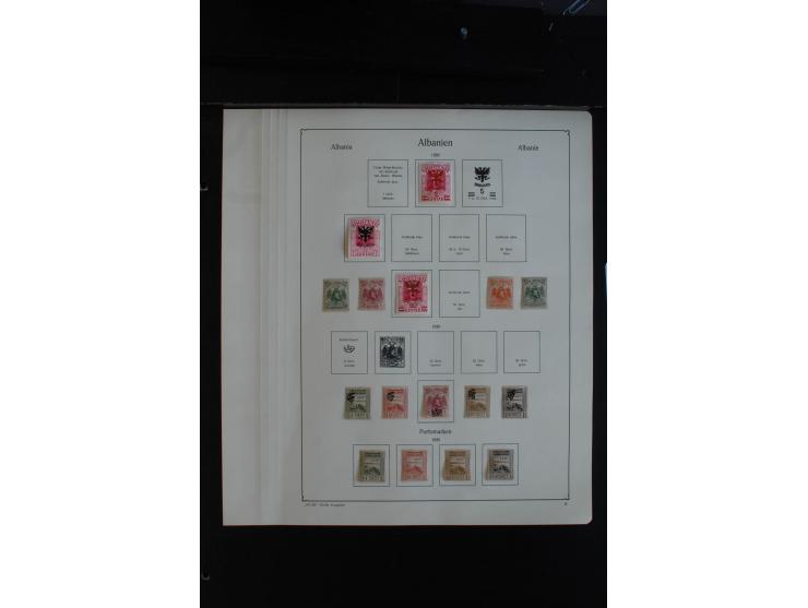 1913/40, ungebrauchte Sammlung mit guten Werten und Sätzen