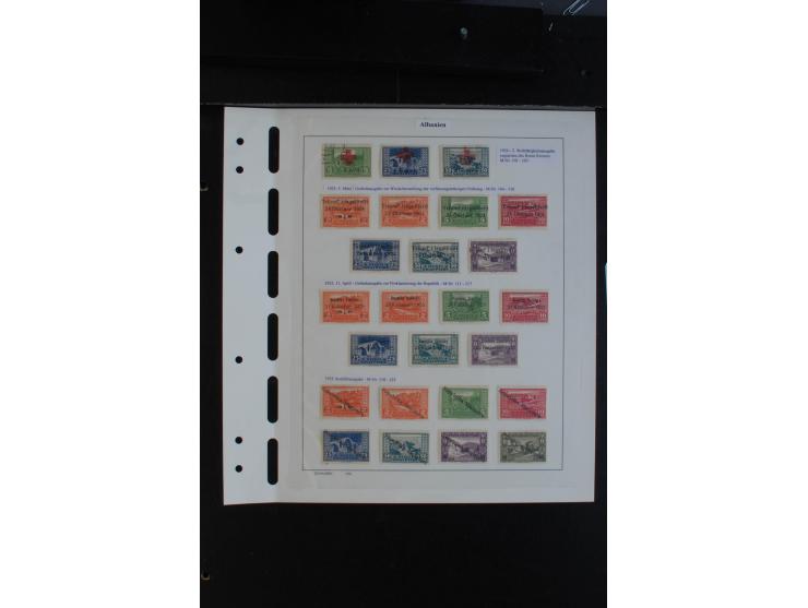 1913/49, ungebrauchte und gestempelte Sammlung mit mittleren Ausgaben