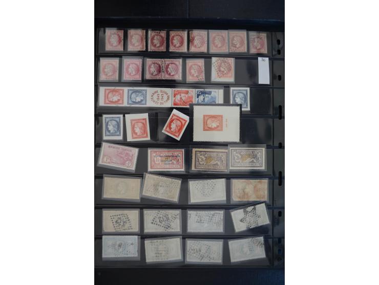 1849/1906, umfangreicher vorwiegend gestempelter Lagerbestand mit unzähligen guten Ausgaben, dabei Mi.-Nr. 1(15), 5(18), 7(20