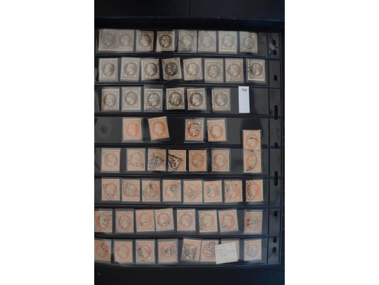 1849/1906, umfangreicher vorwiegend gestempelter Lagerbestand mit unzähligen guten Ausgaben, dabei Mi.-Nr. 1(15), 5(18), 7(20