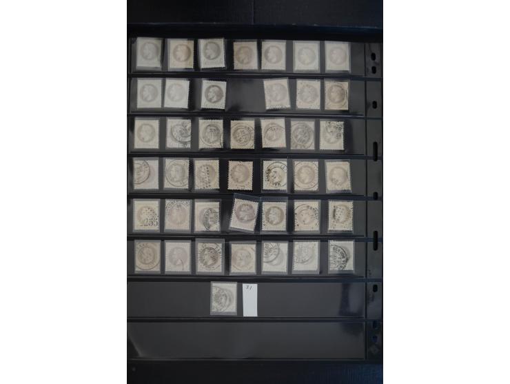 1849/1906, umfangreicher vorwiegend gestempelter Lagerbestand mit unzähligen guten Ausgaben, dabei Mi.-Nr. 1(15), 5(18), 7(20
