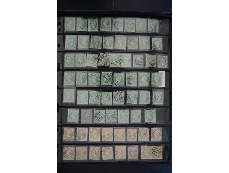 1849/1906, umfangreicher vorwiegend gestempelter Lagerbestand mit unzähligen guten Ausgaben, dabei Mi.-Nr. 1(15), 5(18), 7(20