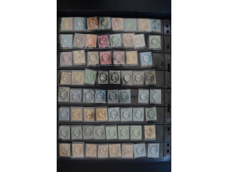1849/1906, umfangreicher vorwiegend gestempelter Lagerbestand mit unzähligen guten Ausgaben, dabei Mi.-Nr. 1(15), 5(18), 7(20