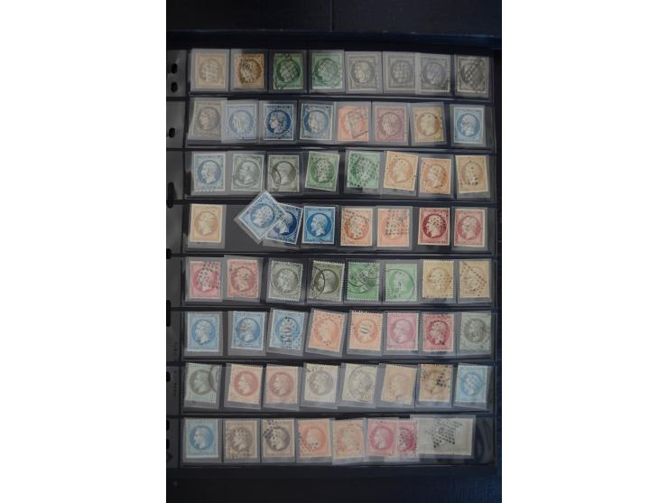1849/1906, umfangreicher vorwiegend gestempelter Lagerbestand mit unzähligen guten Ausgaben, dabei Mi.-Nr. 1(15), 5(18), 7(20